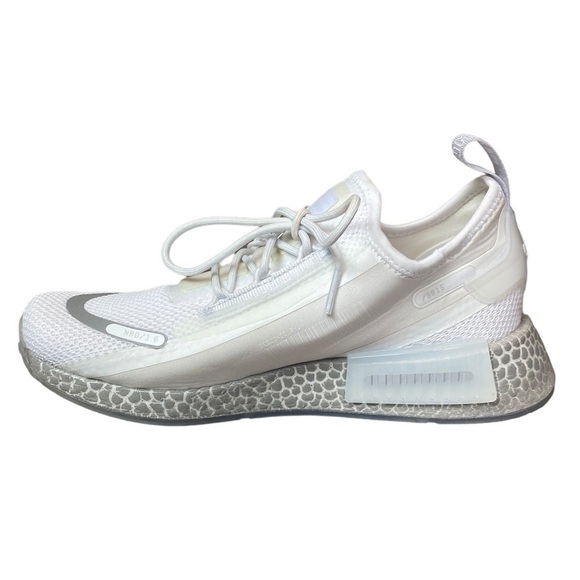 Adidas  NMD_R1 Spectoo \'White Silver Metallic\'  Sneaker Tennis Athletic Shoe‎ main image 9